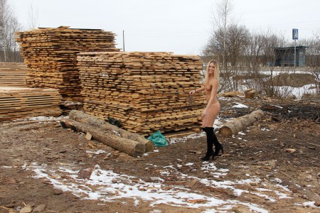 Evgenia U At the sawmill