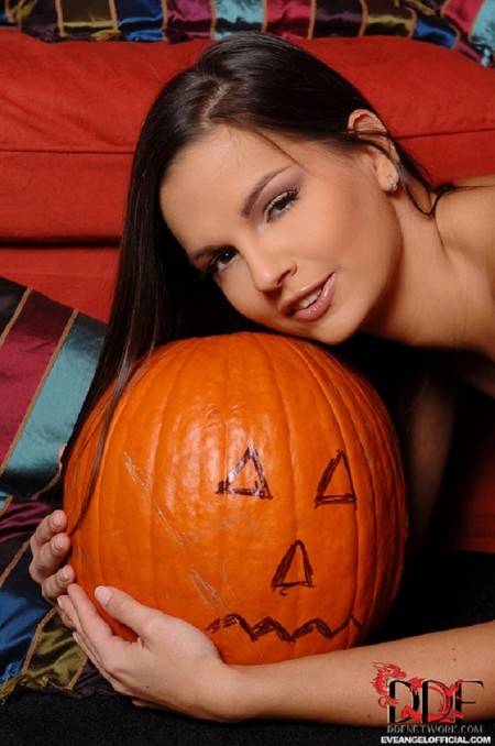 With pumpkin